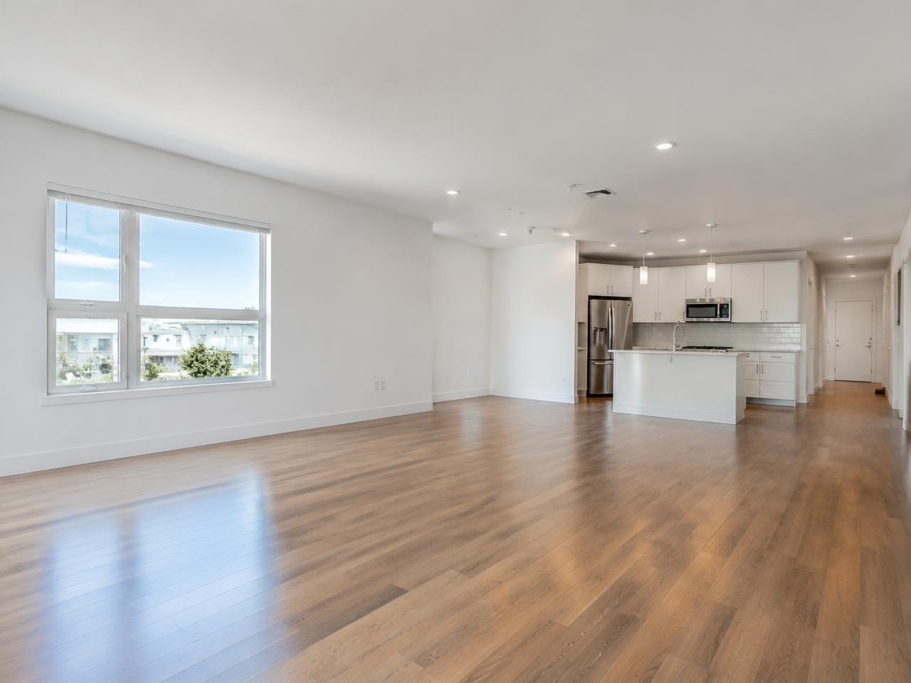 Apartment unit after make-ready cleaning